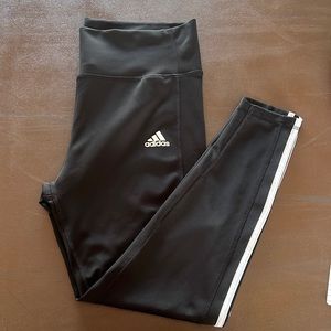 Black and White Adidas Leggings